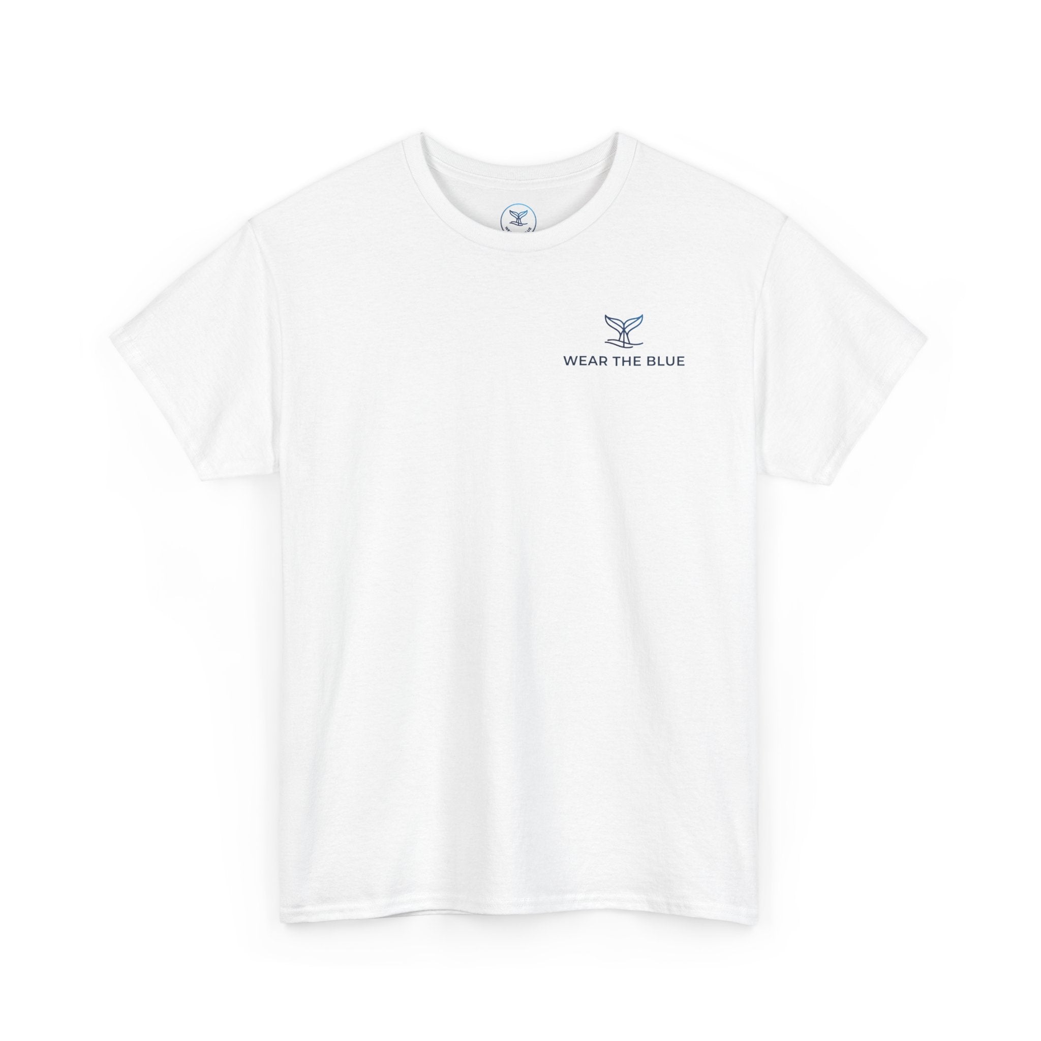 Unisex Cotton Dual-Print "Save The Whales" T-Shirt