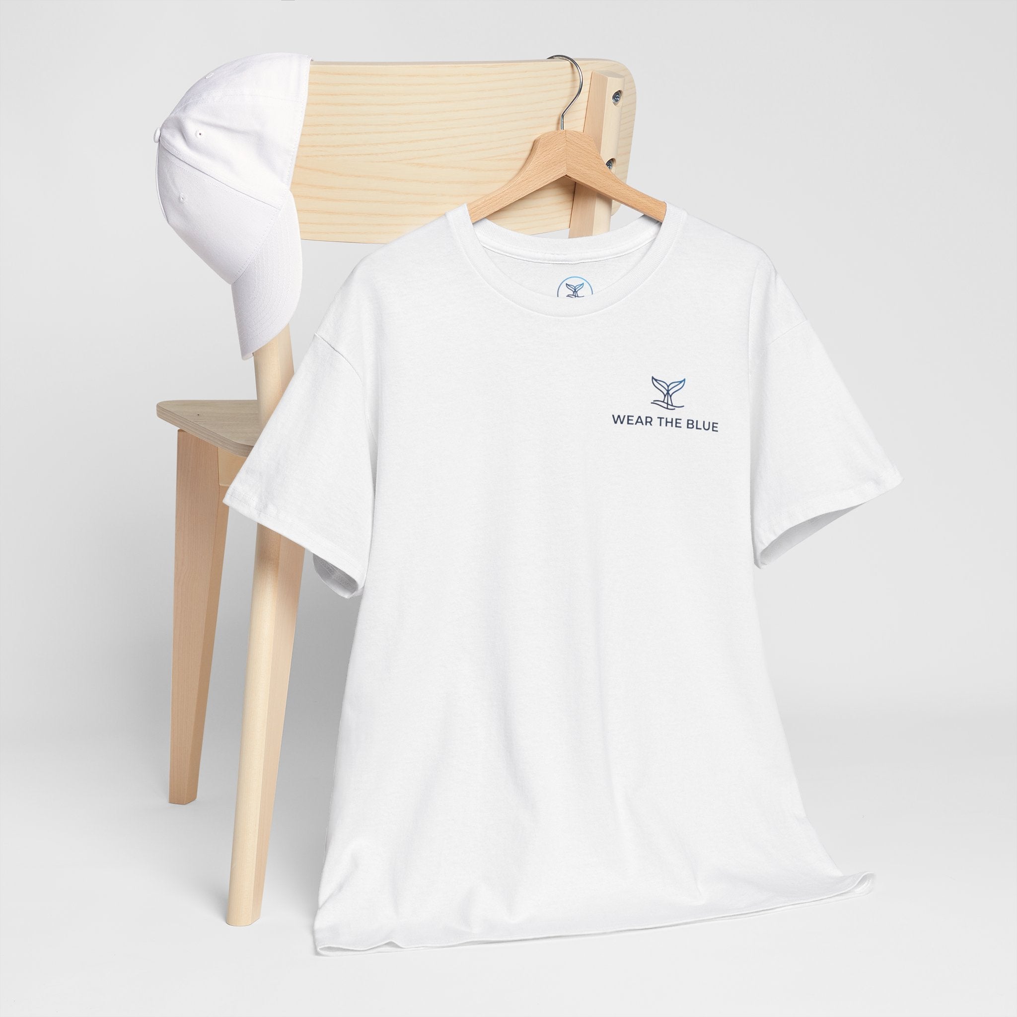 Unisex Cotton Dual-Print "Save The Whales" T-Shirt