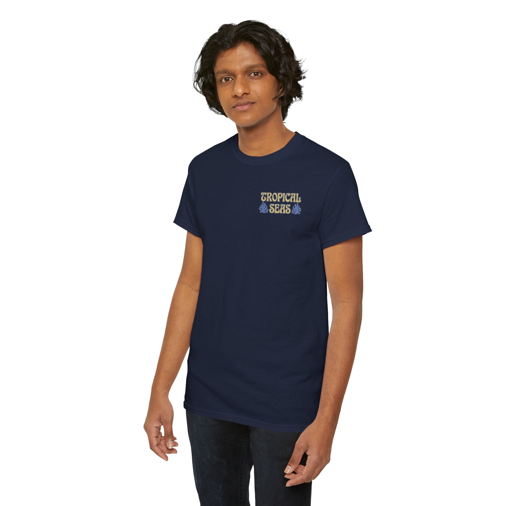 Unisex Cotton Dual-Print "Protect Our Oceans" T-Shirt