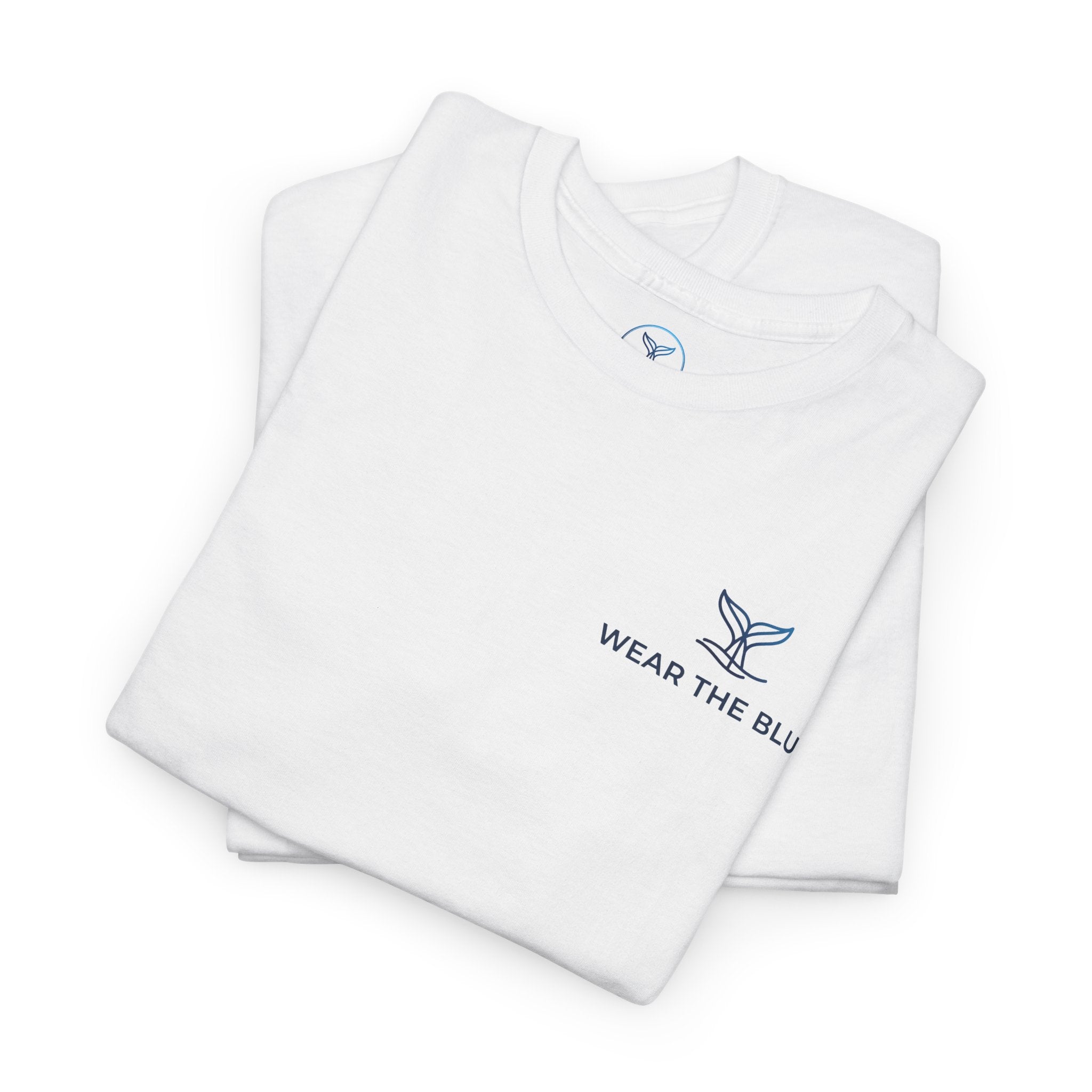 Unisex Cotton Dual-Print "Save The Whales" T-Shirt