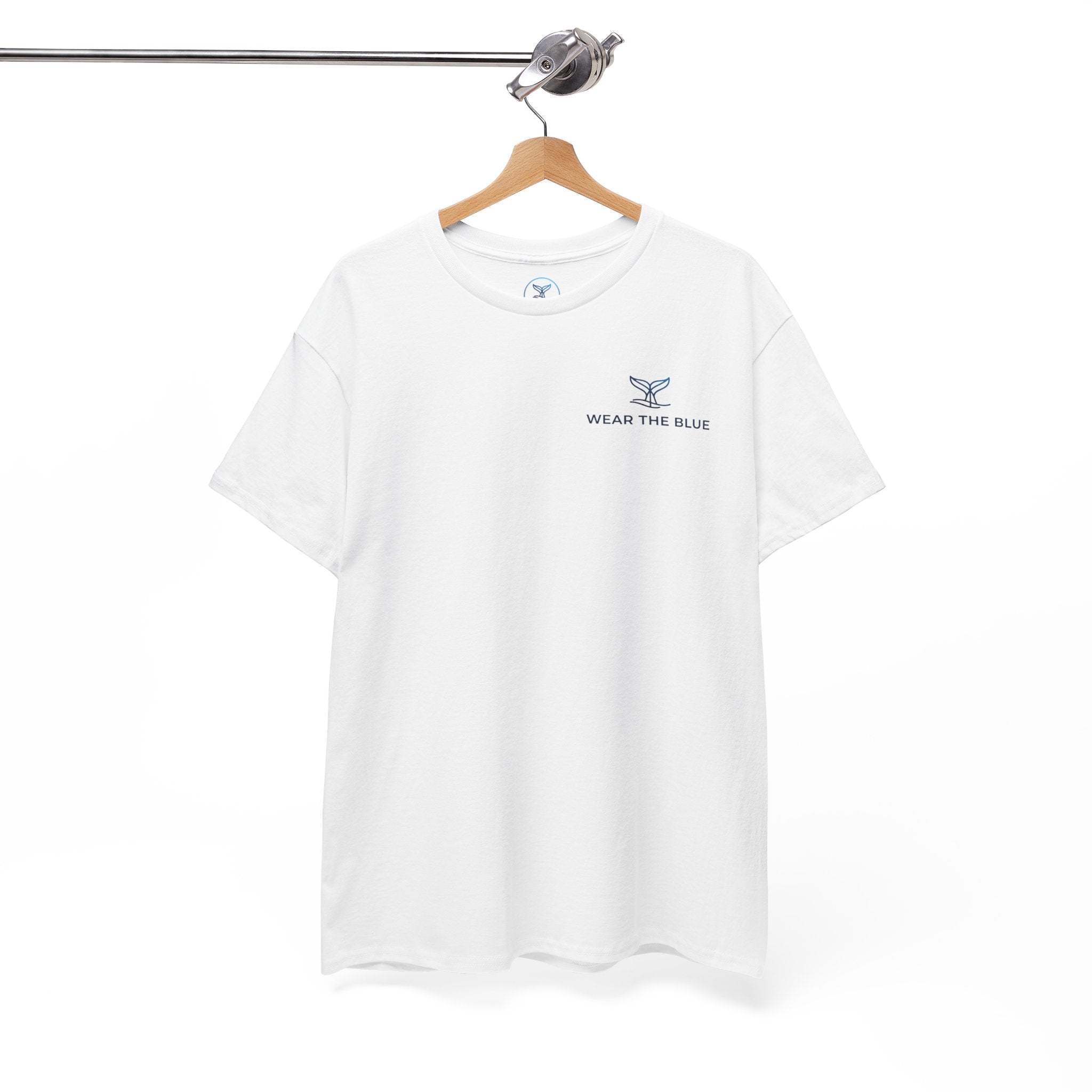 Unisex Cotton Dual-Print "Save The Whales" T-Shirt