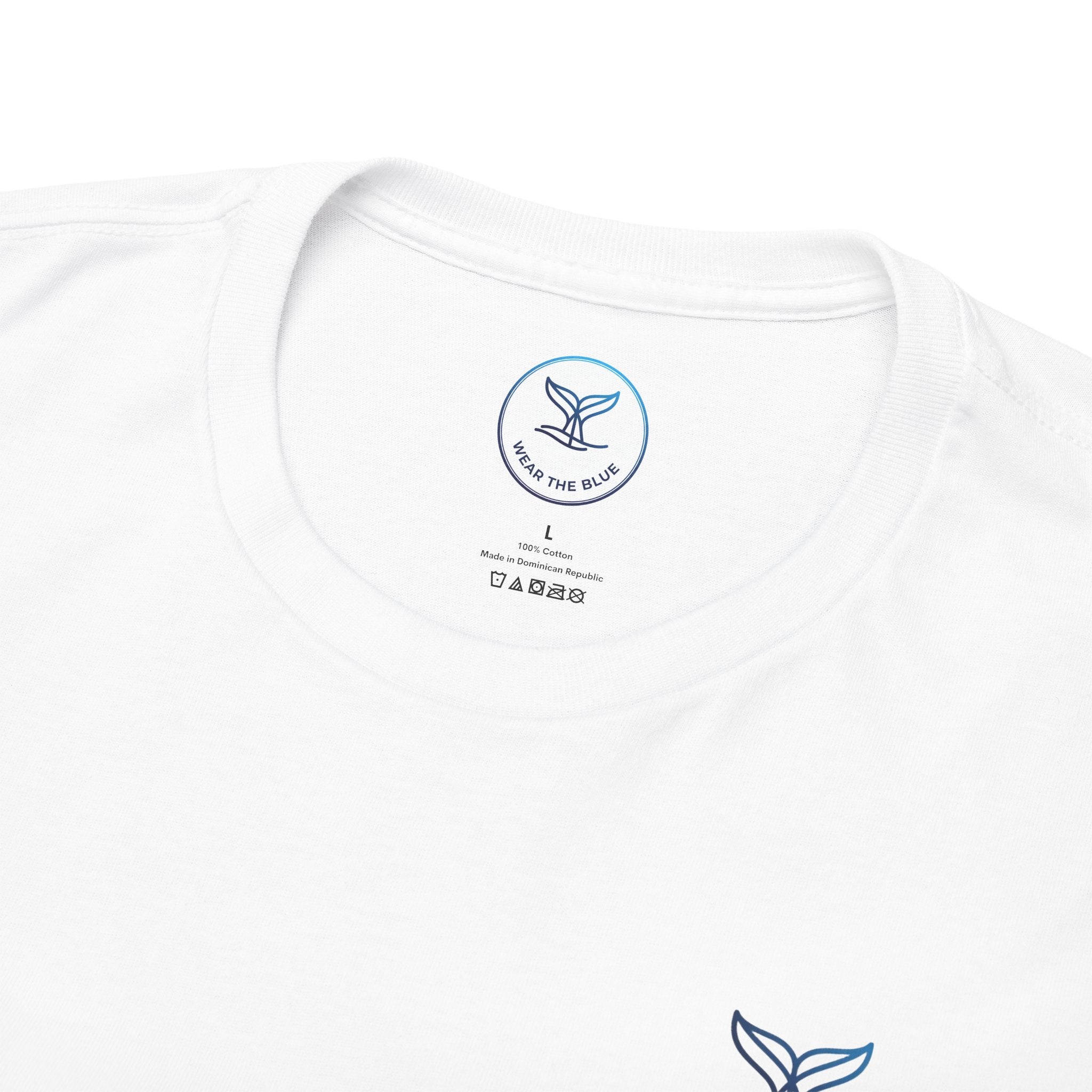 Unisex Cotton Dual-Print "Save The Whales" T-Shirt