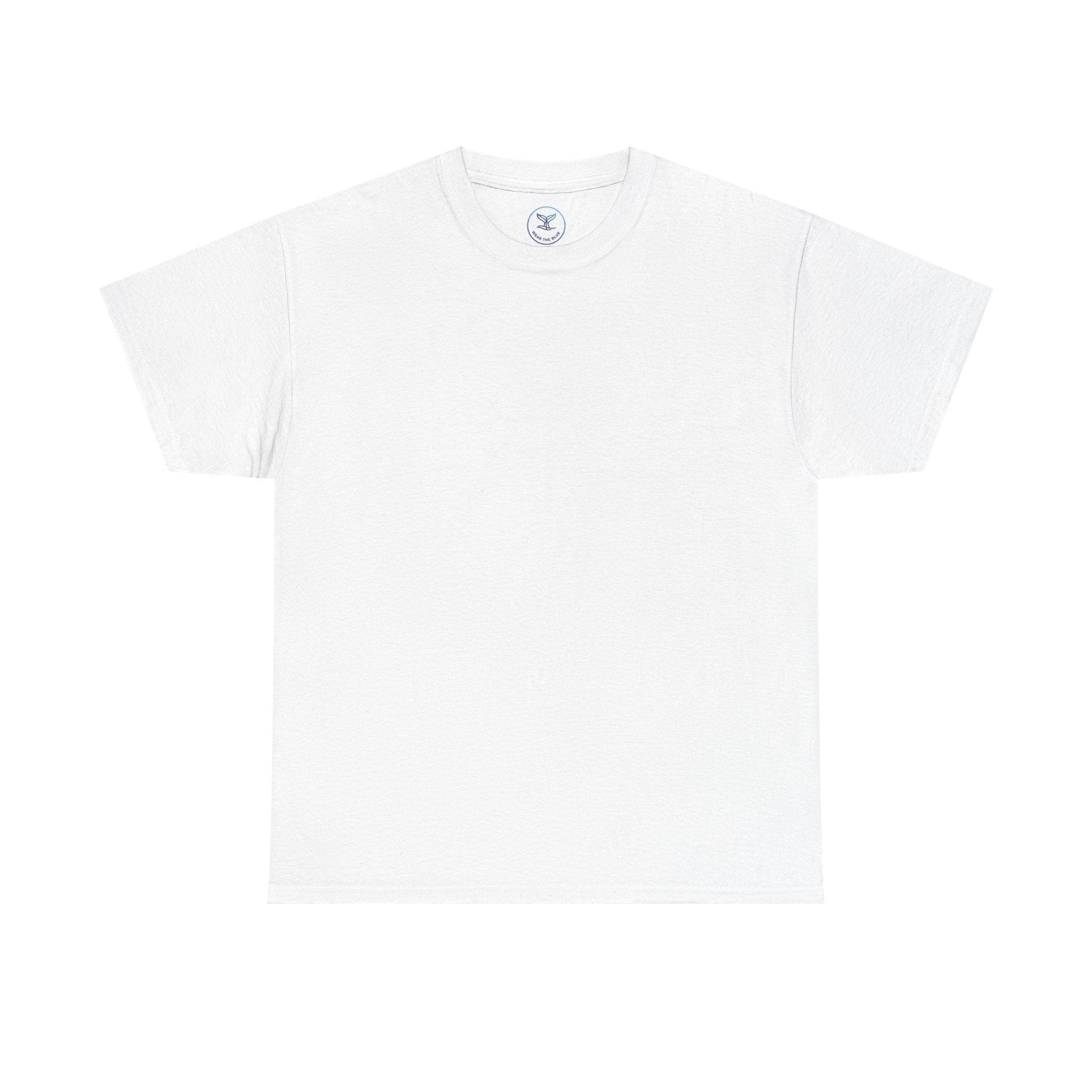 Unisex Cotton Backprint "Save The Whales" T-Shirt - WEAR THE BLUE