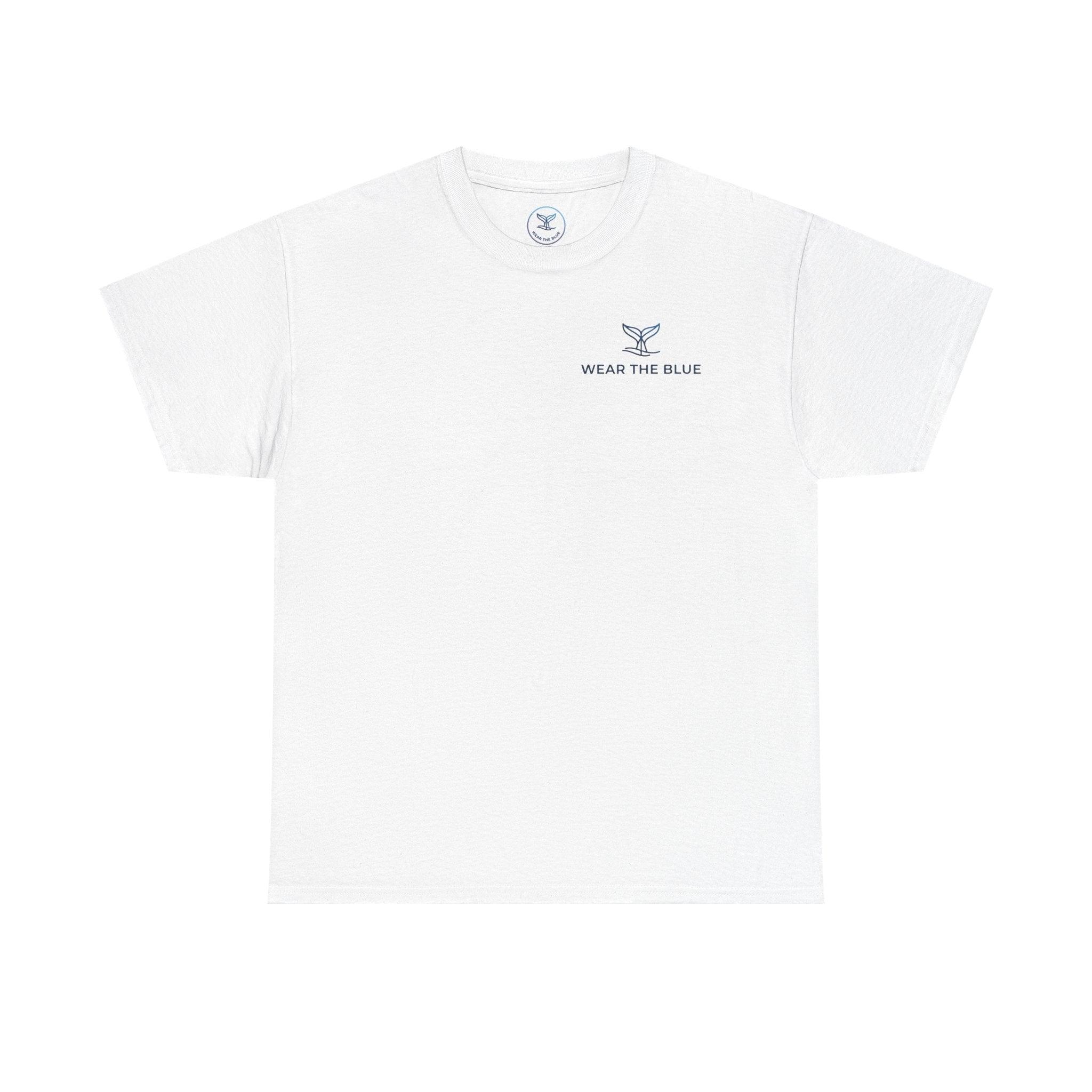 Unisex Cotton Dual-Print "Save The Whales" T-Shirt - WEAR THE BLUE
